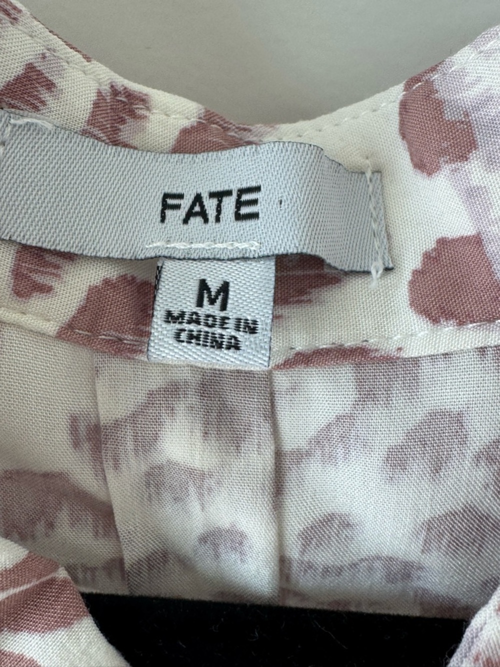 Fate Pink and White Animal-Print Mini Dress - Picture 3 of 4
